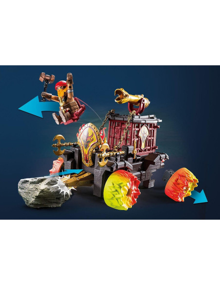 Carro de Asalto Playmobil Raiders de Burnham 28x12x19cm