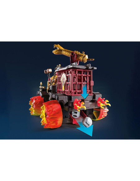 Carro de Asalto Playmobil Raiders de Burnham 28x12x19cm
