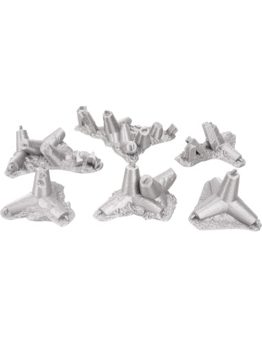 Conjunto de Terreno de Guerra Bunkers 28mm - Terreno de Mesa