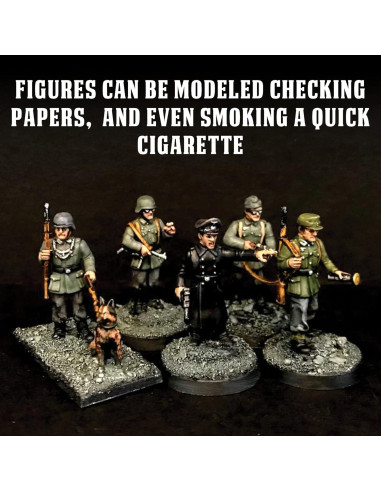 Miniaturas de Guerra Wargames Delivered Centinelas Alemanes