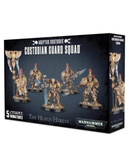 Miniatura Guardia Custodes Games Workshop 5 Figuras 40mm