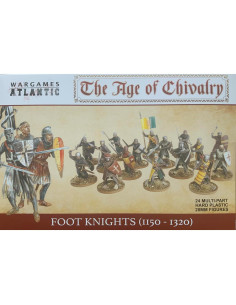 Miniaturas Caballeros a Pie Wargames Atlantic 28MM 2