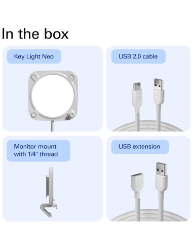 Elgato Key Light Neo - Luz Profesional para Videollamadas