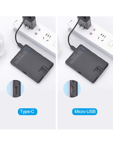 Luz LED Newmowa Recargable con Clip para Teléfono 60 LEDs