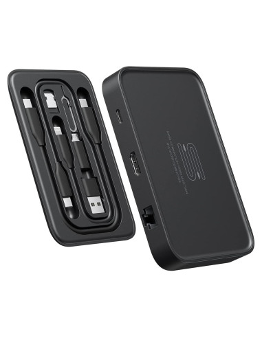 Hub USB C 7-en-1 JSAUX con HDMI 4K y 100W de carga