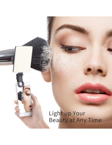 Luz LED Newmowa Recargable con Clip para Teléfono 60 LEDs