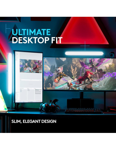 Logitech G Litra Beam Luz LED para Juegos Ajustable