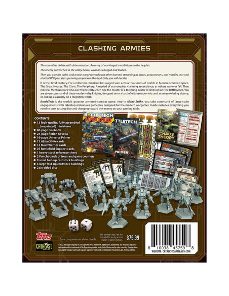 BattleTech Alpha Strike Catalyst - Set de Inicio Wargaming