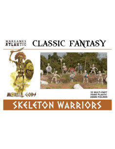 Guerreros Esqueléticos Wargames Atlantic 32 Figuras