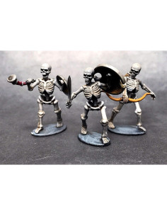 Guerreros Esqueléticos Wargames Atlantic 32 Figuras 2