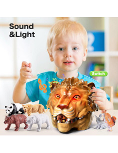 41 Piezas Figuras de Animales de Safari RISUNTOY Juguetes Educativos 2