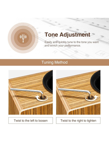 Cajón de viaje POGOLAB de madera con correa y bolsa