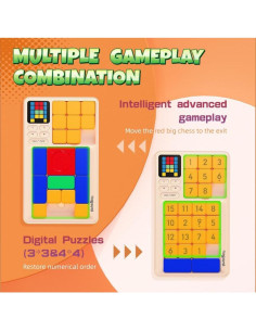 Rompecabezas Portátil HOMESTEC 500 Desafíos para Niños 2