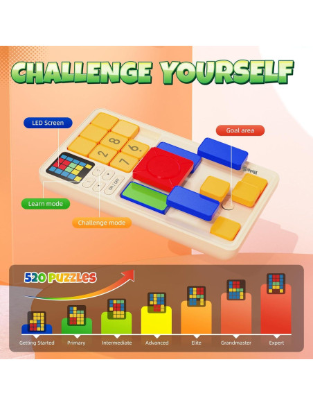 Rompecabezas Portátil HOMESTEC 500 Desafíos para Niños