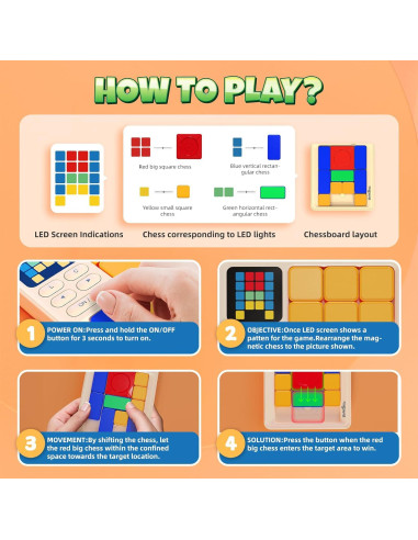 Rompecabezas Portátil HOMESTEC 500 Desafíos para Niños