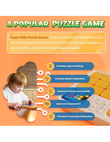 Rompecabezas Portátil HOMESTEC 500 Desafíos para Niños