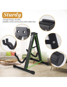 Soporte Plegable para Cello RKDMO Negro Ajustable 1/8-4/4 2