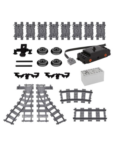 MISINI Kit de Vías de Tren de Ciudad 39 Piezas 0.68 kg