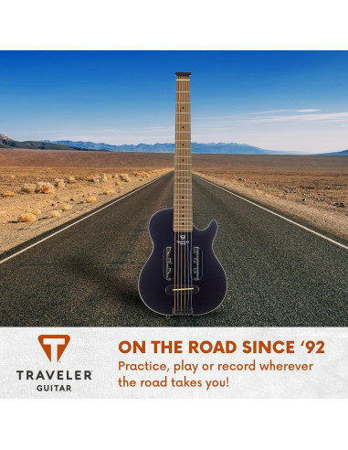 Guitarra Acústica Eléctrica Traveler MK3 BKS 6 Cuerdas Negra