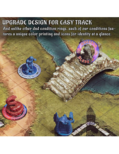 Anillos de Estado DND CZYY 96 Marcadores con Caja Mágica 2