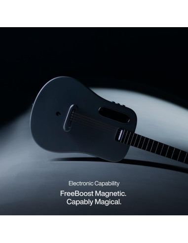 Guitarra LAVA ME AIR Portátil de Fibra de Carbono Plata