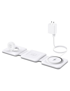 Estación de Carga Inalámbrica 3 en 1 Iseyyox para Apple