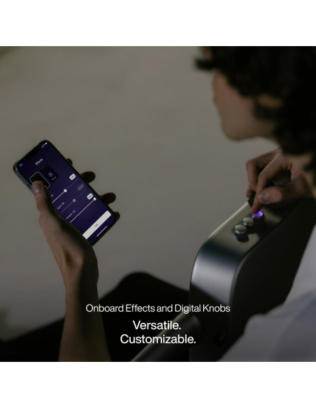 Guitarra LAVA ME AIR Portátil de Fibra de Carbono Plata