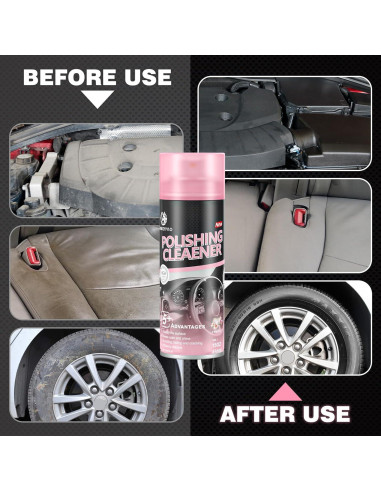 Limpiador y Protector Interior Auto GUANGDONG 408g UV Antienvejecimiento