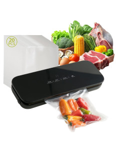 Sellador al vacío THETCHRY 6 en 1 con 20 bolsas 20x25cm