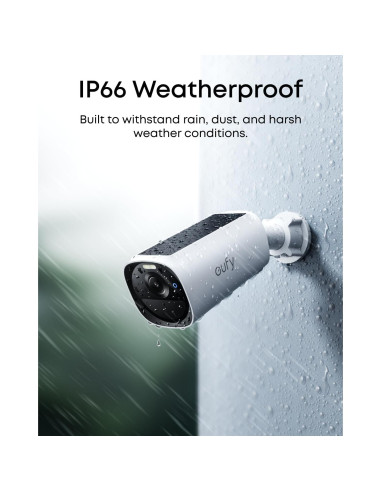 Kit de 2 Cámaras de Seguridad Inalámbricas eufyCam E40 2K