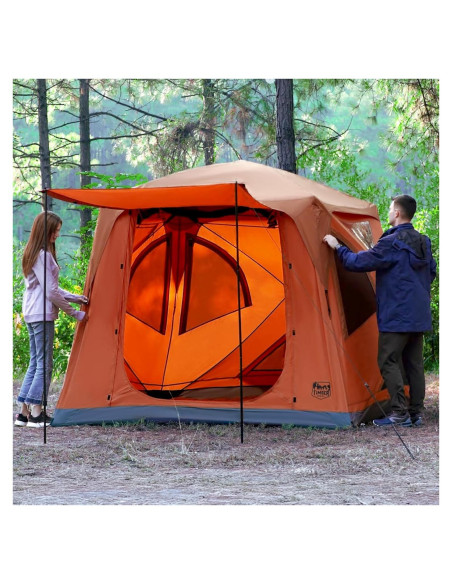 Tienda de Camping TIMBER RIDGE 4 Personas Resistente al Agua