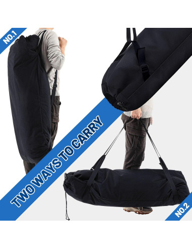 Bolsa de Almacenamiento Doble Vincreem 120x35cm Negra