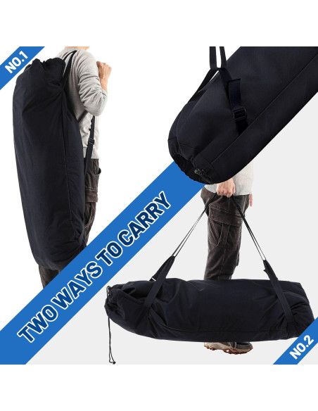 Bolsa de Almacenamiento Doble Vincreem 120x35cm Negra