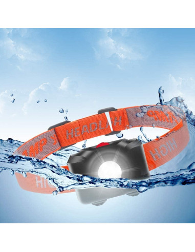 Paquete de 4 Linternas Frontales LED GaiGaiMall Ligeras