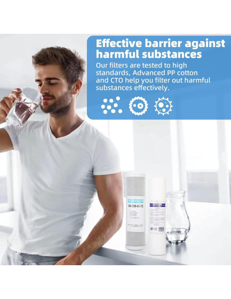 Filtro de Agua Doble Externo Drkerr para RV y Hogar 2.70 kg