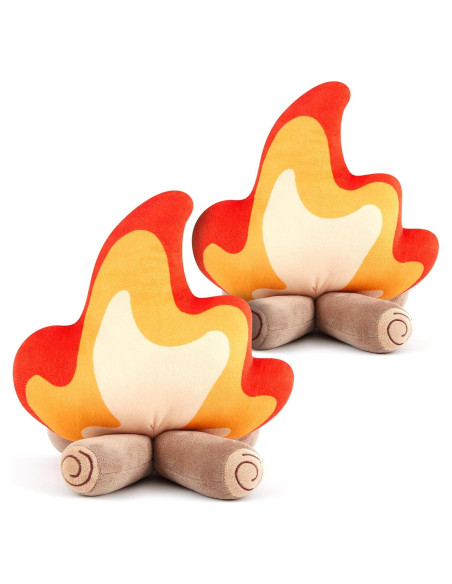Juguetes de Peluche de Fogata PullCrease - 2 Piezas 27x30cm