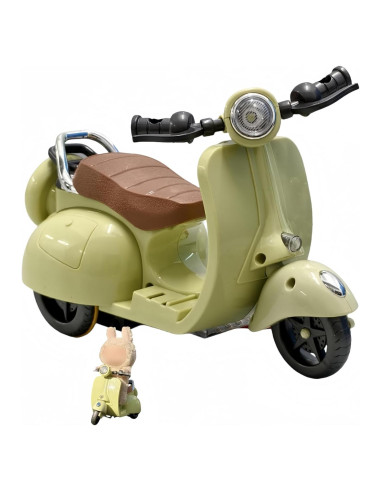 Juguete Scooter Labu Verde con Luz y Música - 20 cm