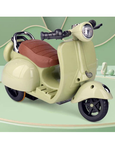 Juguete Scooter Labu Verde con Luz y Música - 20 cm