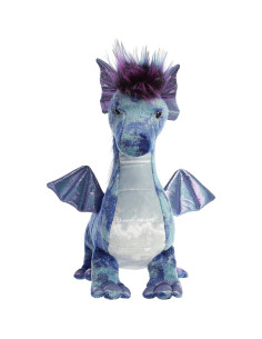 Peluche Dragón Zion Aurora Luxe Boutique 43 cm Azul 2