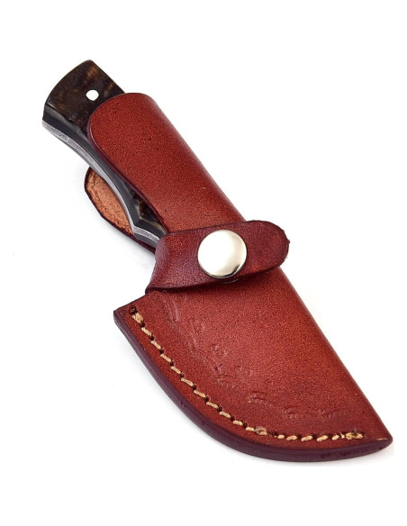 Cuchillo Skiner Poshland BC-69 Acero Damasco 13.97 cm Mango Cuerno