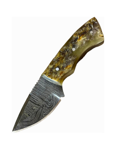 Cuchillo Skiner Poshland BC-69 Acero Damasco 13.97 cm Mango Cuerno