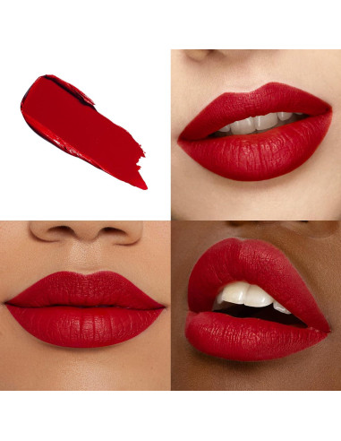 Lápiz Labial Mate HOOMUSS M13 Rojo Verdadero 3.4g