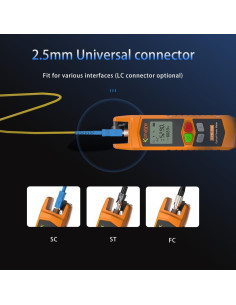 Medidor de Potencia Óptica KOMSHINE KPM-11M -50 a +26dBm 2