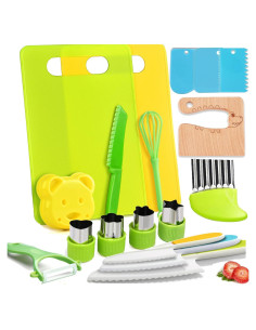 Juego de Cocina Montessori para Niños 17 Piezas - Wzzkppa