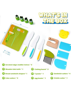 Juego de Cocina Montessori para Niños 17 Piezas - Wzzkppa 2