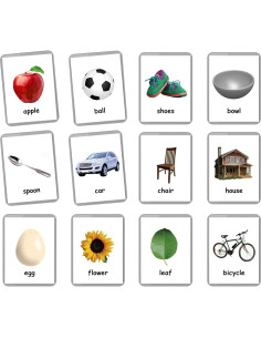 Tarjetas Didácticas de Colores LifeLoLo - 12 Piezas Bilingües 2