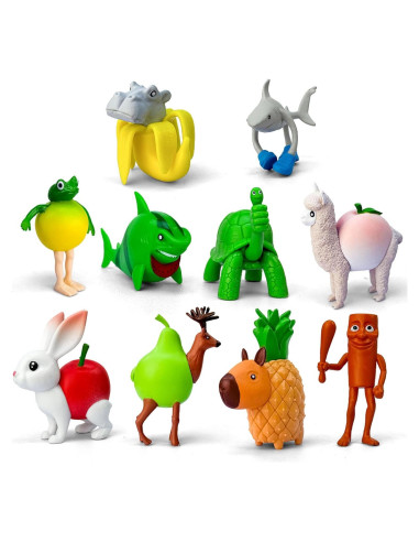 Juego de 8 Figuras de Acción Brainrot Italianas - Lomencry