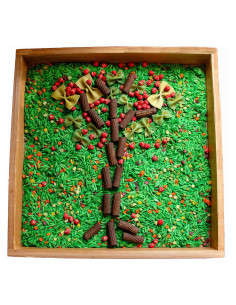 Relleno Sensorial de Arroz de Colores - 4 Tazas Educativas