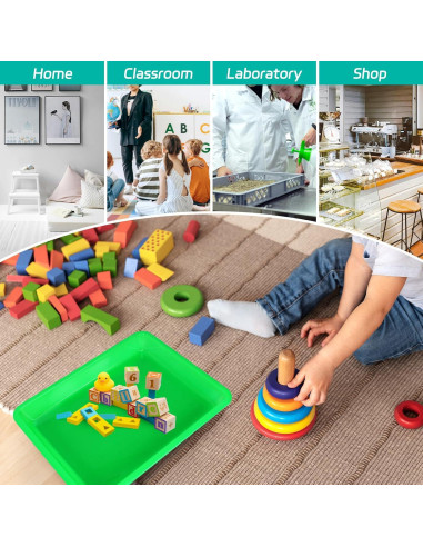 Paquete de 5 bandejas de arte WEOXPR multicolor 27.5x21 cm