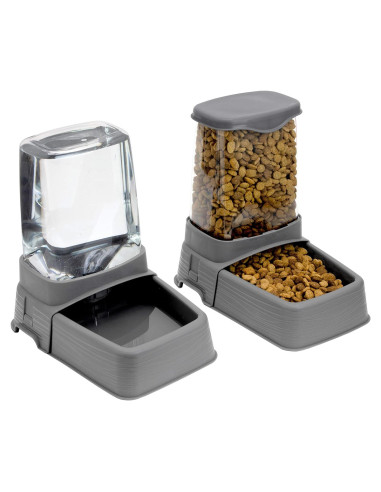 Comedero y Bebedero Gravitacional Sport Pet Pequeño 2L Agua 2.4L